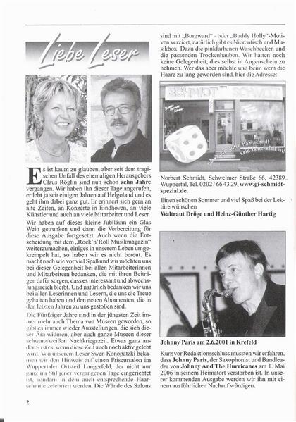 Magazin - Rock'n'Roll Musik Magazin 167