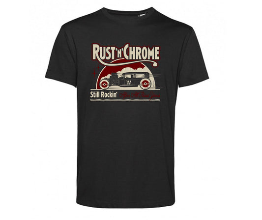 T-Shirt - Rust'n'Chrome, Schwarz
