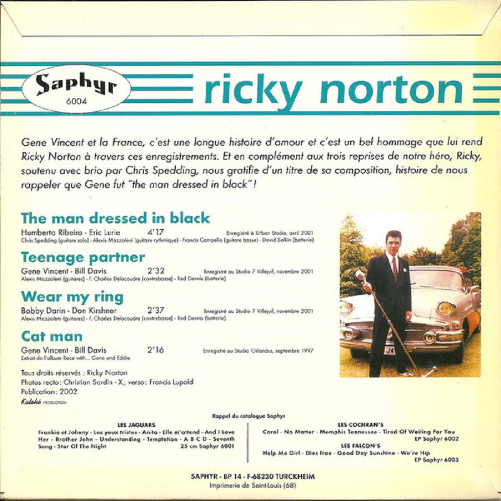 Single - Ricky Norton - The Man Dressed In Black