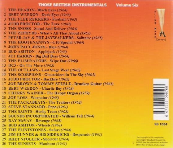 CD - VA - Those British Instrumentals Vol. 6