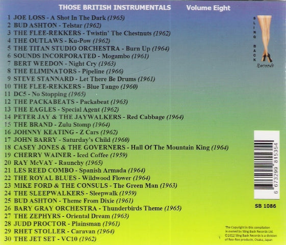 CD - VA - Those British Instrumentals Vol. 8