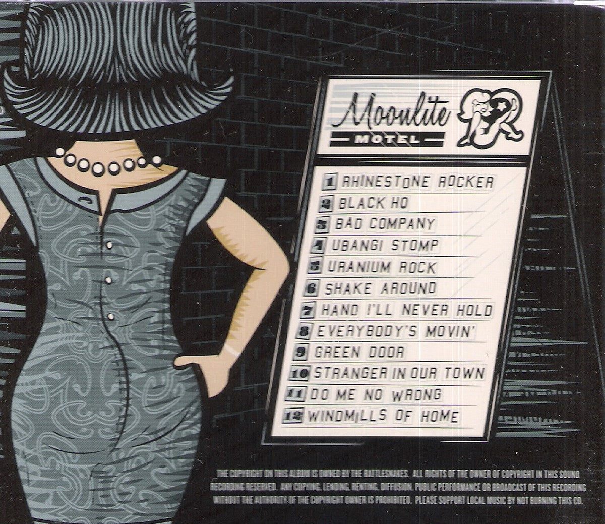 CD - Rattlesnakes - Moonlite Motel