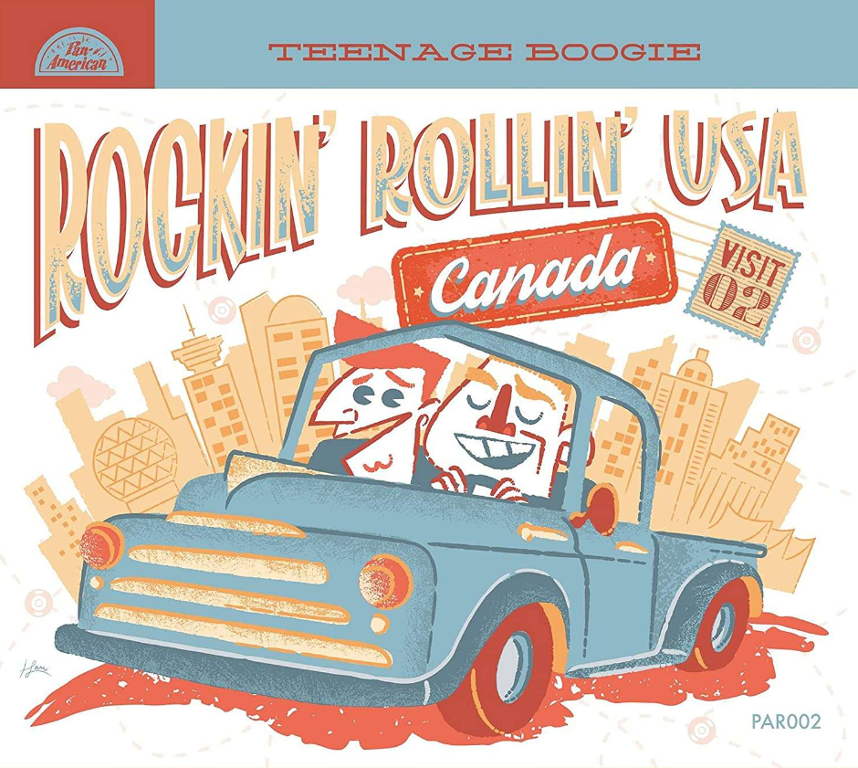 CD - VA - Rockin' Rollin' USA - Canada - Teenage Boogie - Visit 02