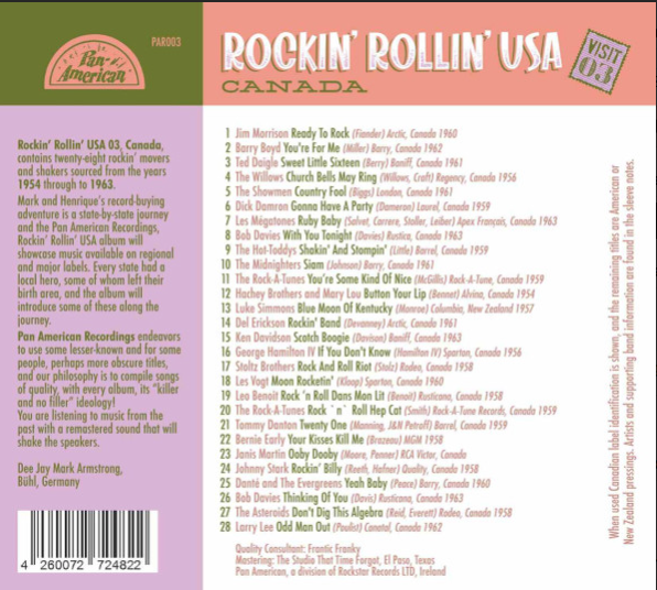 CD - VA - Rockin' Rollin' USA - Canada - Yeah Baby - Visit 03