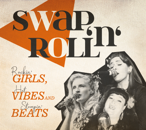 CD - VA - Swap'n'Roll - Rockin Girls, Hot Vibes And Stompin' Beats