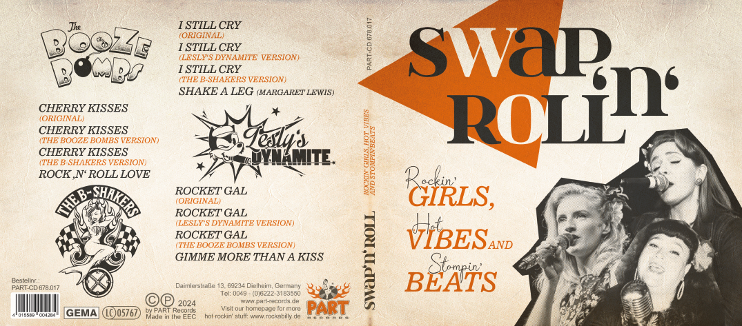 CD - VA - Swap'n'Roll - Rockin Girls, Hot Vibes And Stompin' Beats