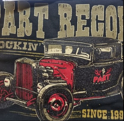Girl-Shirt - Part Records Hot Rod, Schwarz
