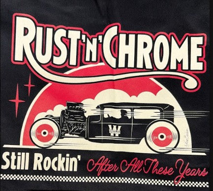 Workerjacke - Rust'N'Chrome, Rot