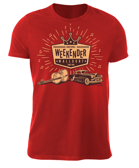Girl-Shirt - Walldorf Weekender Krone 2025 (Rot)