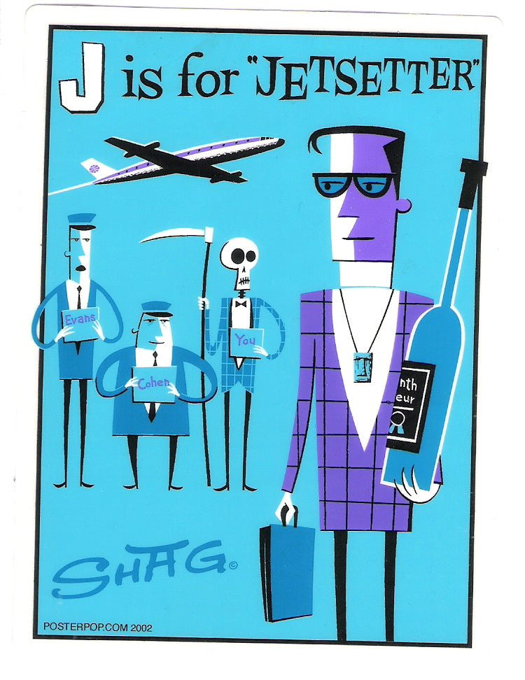 Sticker - Shag - Jetsetter