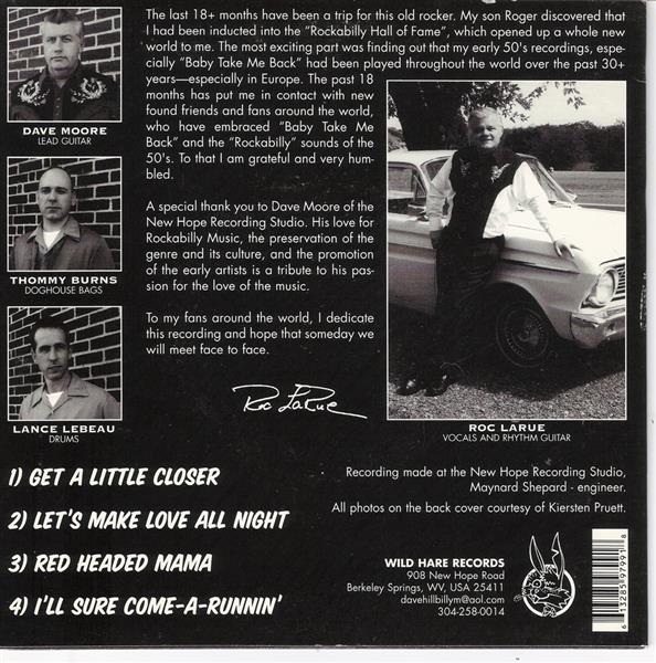 Single - Roc Larue - Let's Get A Little Closer