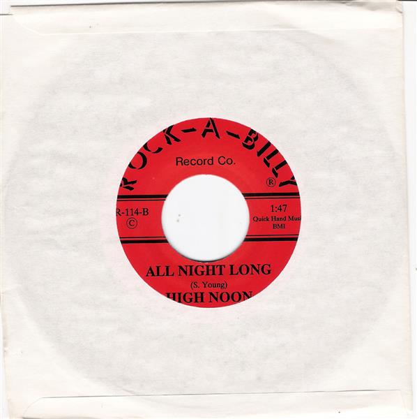 Single - High Noon - Hold Me Baby, All Night Long