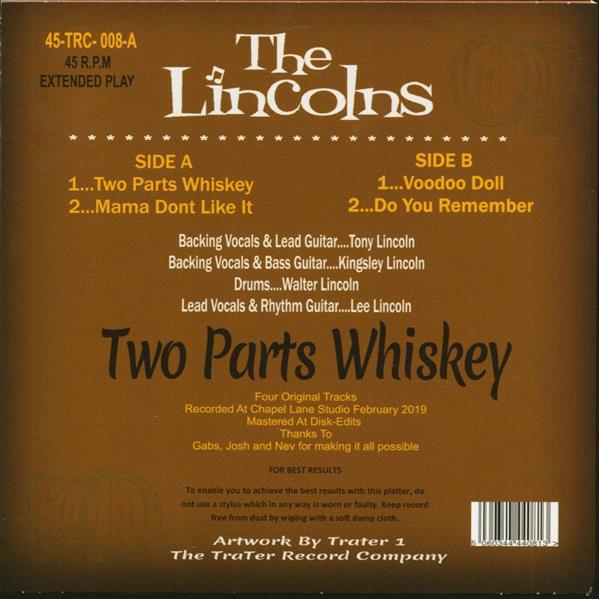 Single - Lincolns - Two Parts Whiskey