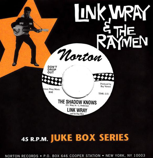 Single - Link Wray - The Shadow Knows , Hang On