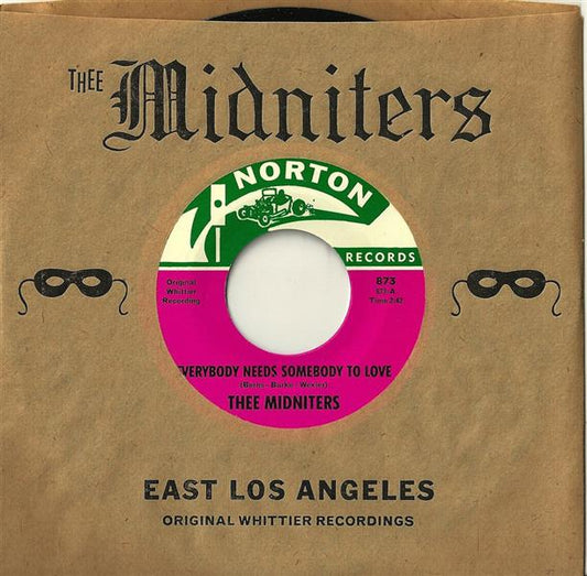 Single - Thee Midniters - Everybody Needs Somebody To Love