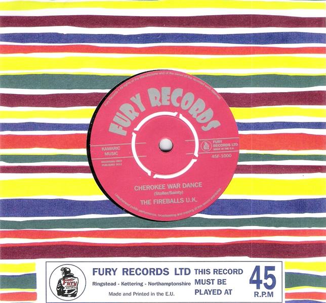 Single - VA - Nikki Pappas - The Fireballs U.K. - The Pitch And Toss; Cherokee War Dance