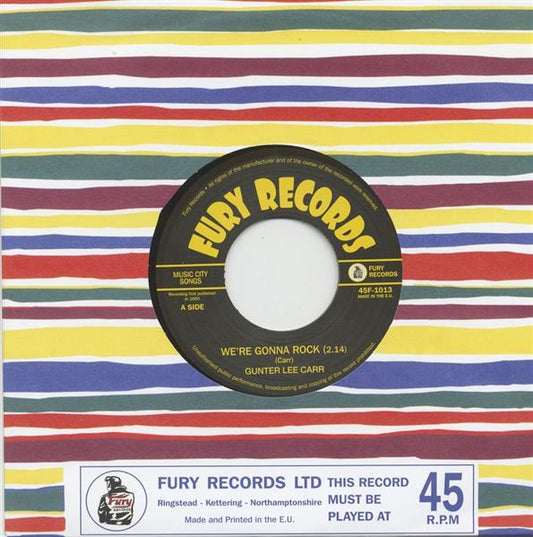 Single - Gunter Lee Carr - We're Gonna Rock, Rock Little Baby