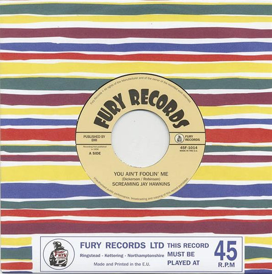 Single - Screaming Jay Hawkins - You Ain't Foolin' Me - Frenzy