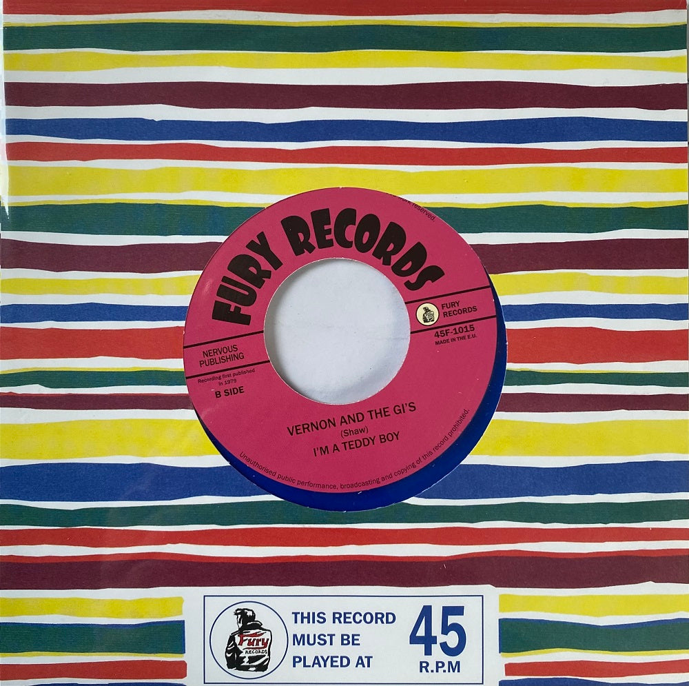 Single - VA - Furious, Vernon & the GI's - I'm A Teddy Boy +1