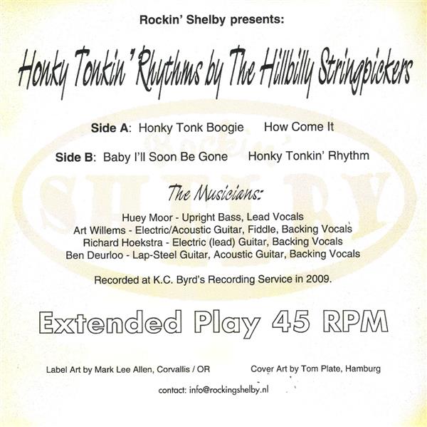 Single - Hillbilly Stringpickers - Honky Tonkin’ Rhythms
