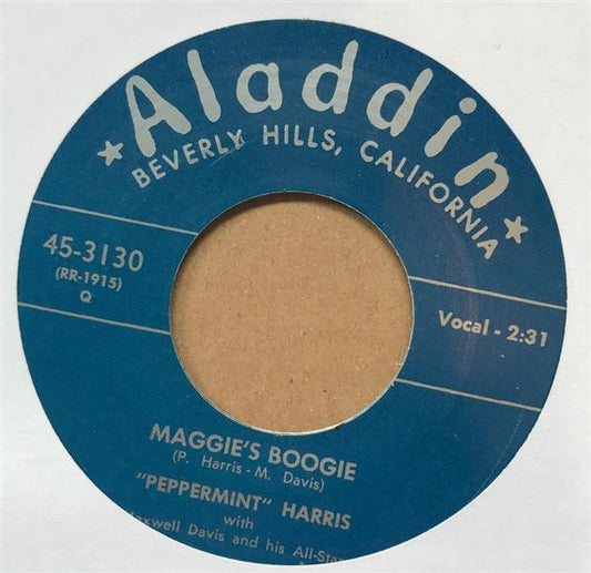 Single - Peppermint Harris - Maggies Boogie / I Got Loaded
