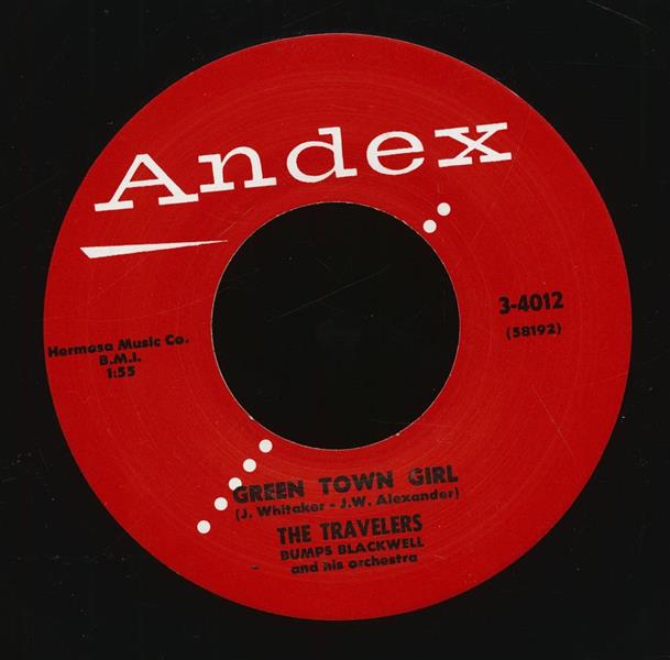Single - Travelers - Teen Age Machine Age; Green Town Girl
