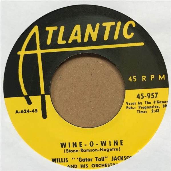 Single - Willis 'Gator Tail' Jackson - Wine - O - Wine / Oscar Black - Love Love Love