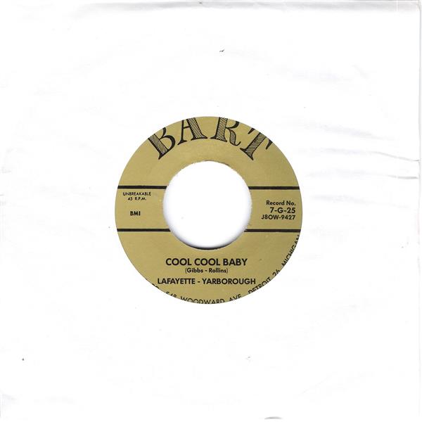 Single - Lafayette Yarborough - Cool Cool Baby, Livin' Doll