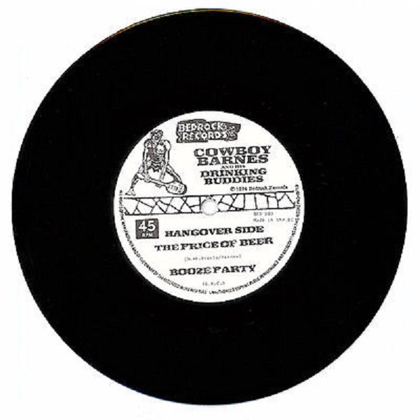Single - Cowboy Barnes & His drinking buddies - Barnes Is A Beerslinger