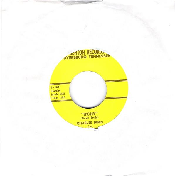 Single - Charles Dean And The Rondells - Itchy, Train Whistle Boogie