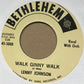 Single - Lenny Johnson - Walk Ginny Walk , Gee Gee Baby