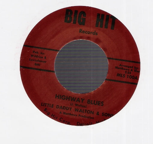 Single - VA - Little Daddy Walton - Highway Blues , J.J. Jackson