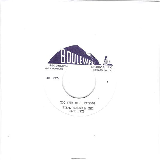 Single - Steve Bledso & The Blue Jays - Smooth Operator, Too Many Girl Friends