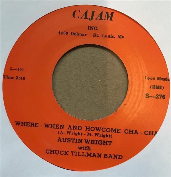 Single - Austin Wright - Keep Me On Your Mind In ‘59 / Where When & Howcome