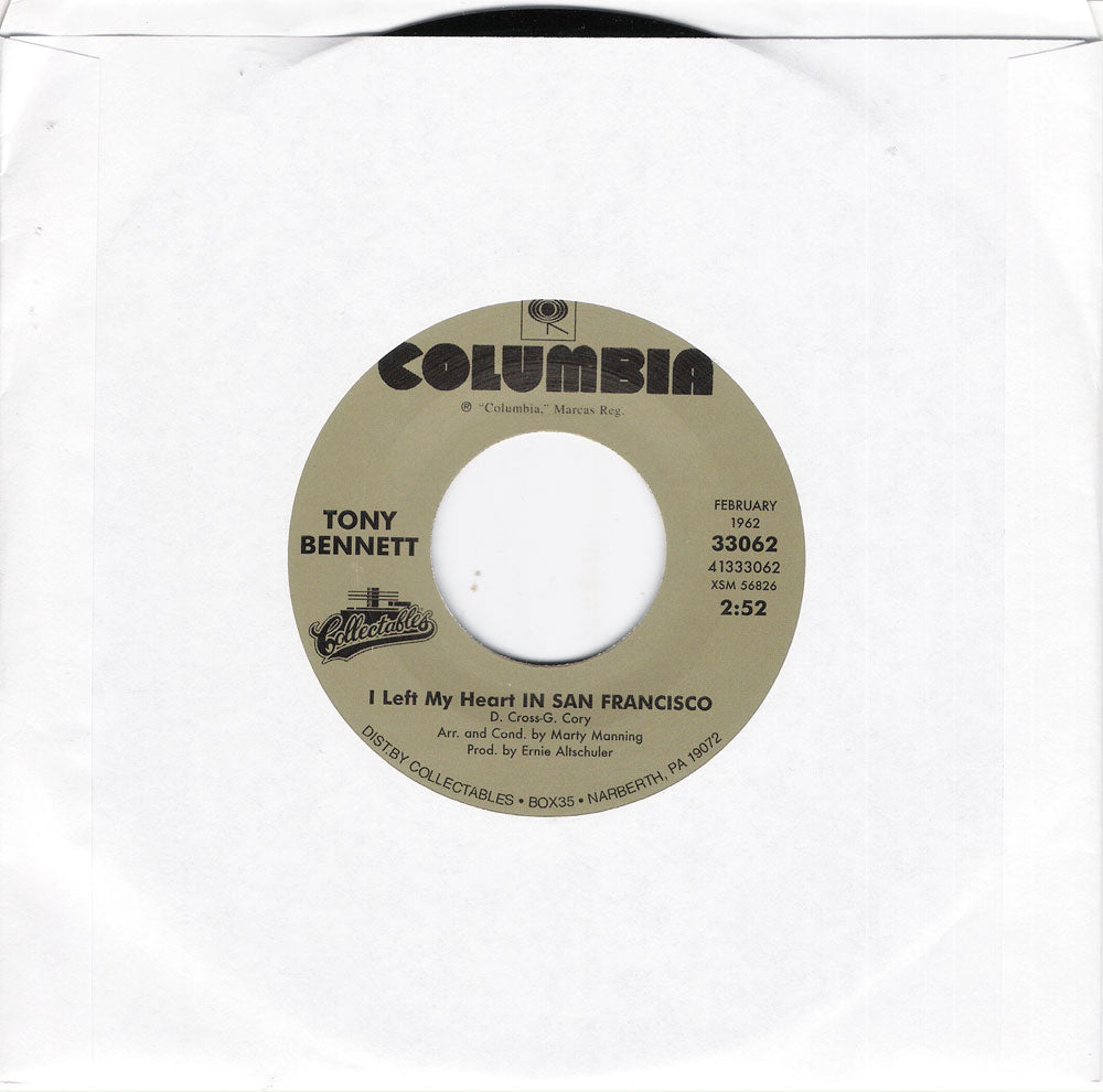 Single - Tony Bennett - I Left My Heart In San Francisco , I Wanna Be Around