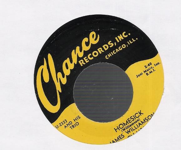 Single - James Williamson- The Woman I Love, THomesick