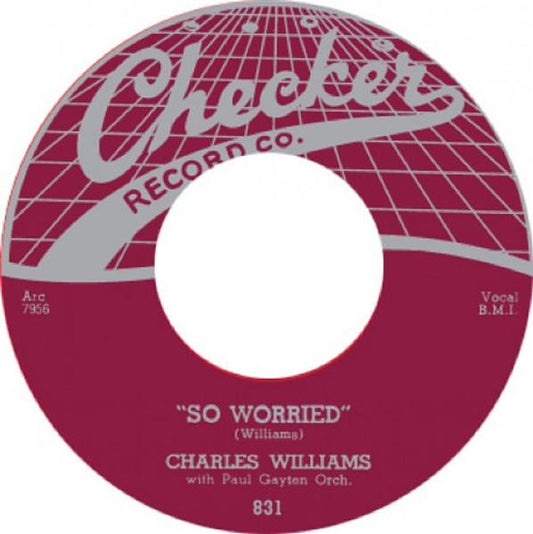 Single - Charles Williams - So Worried, Glad She's Mine