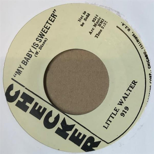 Single - Little Walter - Crazy Mixed Up World , My Baby Is Sweeter