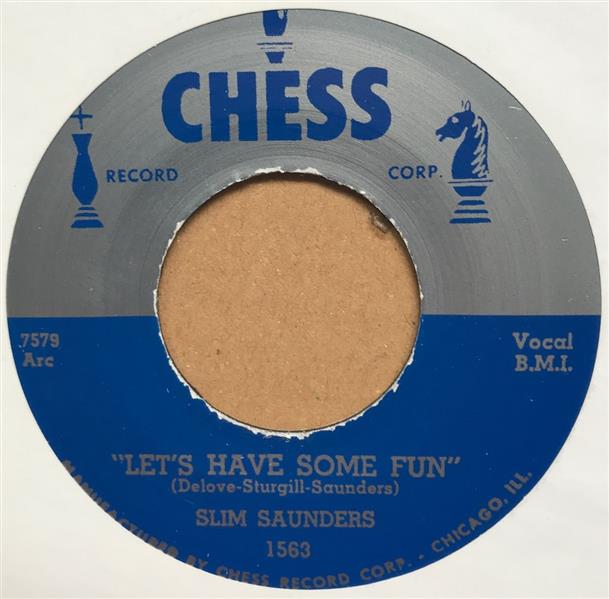 Single - Slim Saunders - Get Away / Let's Have Some Fun