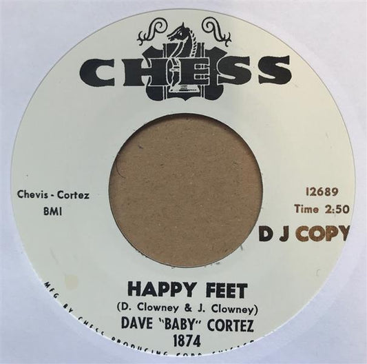 Single - Dave 'Baby' Cortez - Gettin' To The Point / Happy Feet