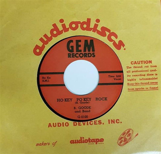 Single - B. Goode - Ho Key Po Key Rock / Sabotage