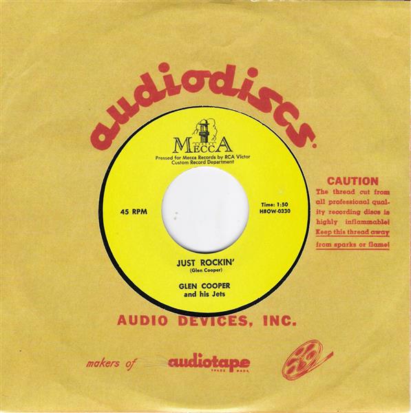 Single - Glen Cooper - Just Rockin, These Blues Are Driving Me Mad