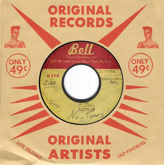 Single - Terry Daly & Nu-Tones - Cautions / Cathy