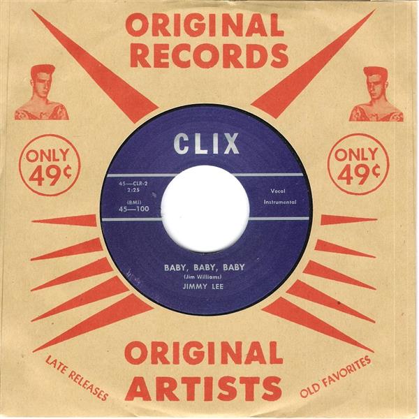 Single - Jimmy Lee - She's Gone, Baby, Baby, Baby