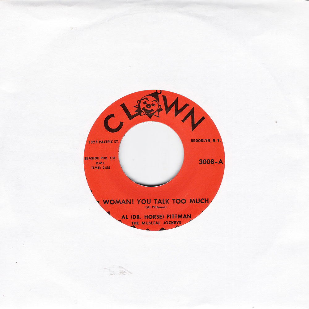 Single - Al (Dr. Horse) Pittman - Crazy Beat, Woman You Talk Too Much