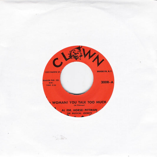 Single - Al (Dr. Horse) Pittman - Crazy Beat, Woman You Talk Too Much