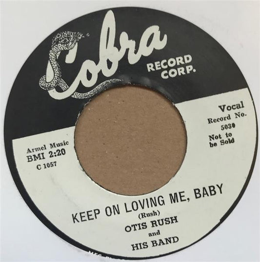 Single - Otis Rush - Keep On Loving Me Baby / Double Trouble