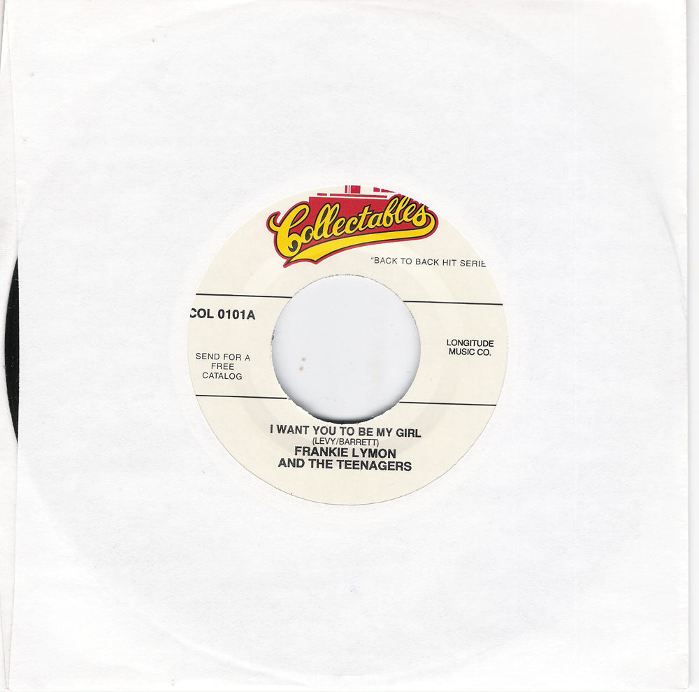 Single - Frankie Lymon & Teenagers - I Want You To Be My Girl , I'm Not A Know It All