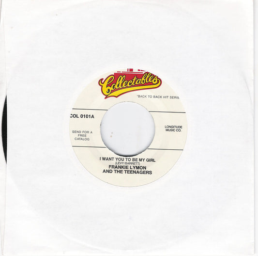 Single - Frankie Lymon & Teenagers - I Want You To Be My Girl , I'm Not A Know It All