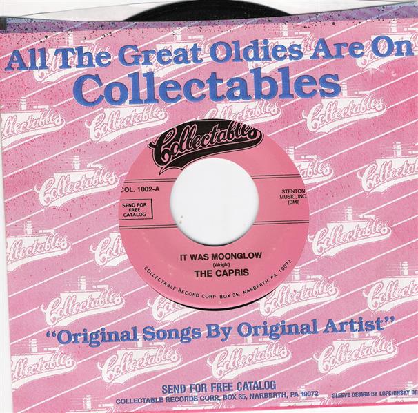 Single - Capris - It Was Moonglow , Too Poor To Love